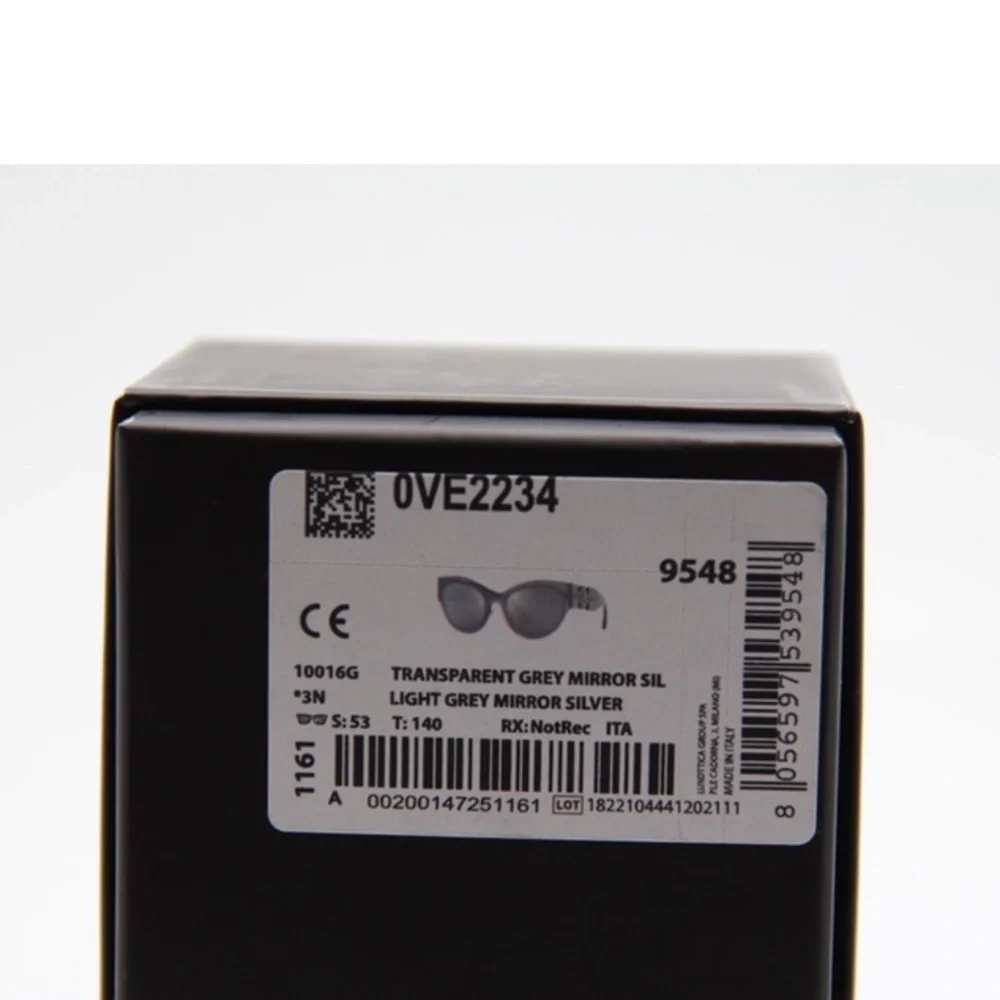 NEW VERSACE VE2234 1001/6G VERSACE MEDUSA SUNGLASSES VE 2234 GREY